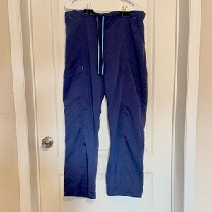 Scrubstar Women’s Navy Blue Scrub Pants with Drawstring Size L